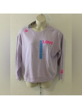Wild Fox graphic crewneck Dogs Love Me sweatshirt Woman’s size Large
